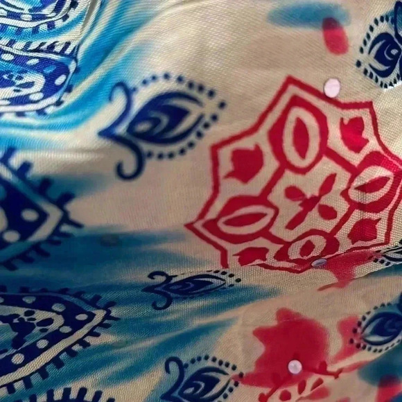 ❤️HP❤️Temptation Italy Multi Color Floral  Boho Canvas crossbody Bag - Picture 8 of 8